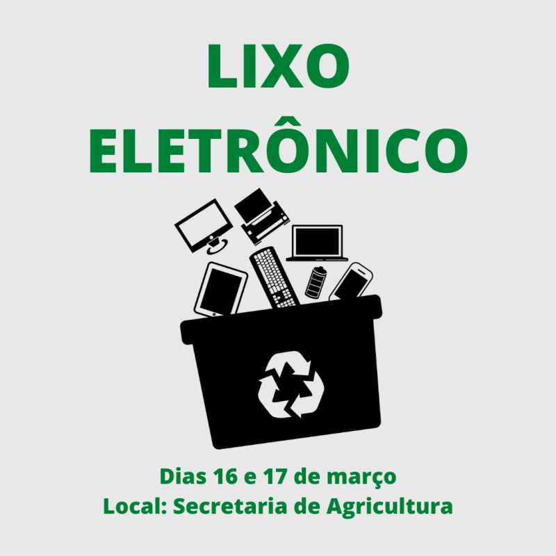 ARRECADAÇÃO DE LIXO ELETRÔNICO